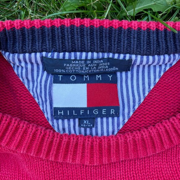 90s Tommy Hilfiger Knit Sweater - Picture 3 of 4